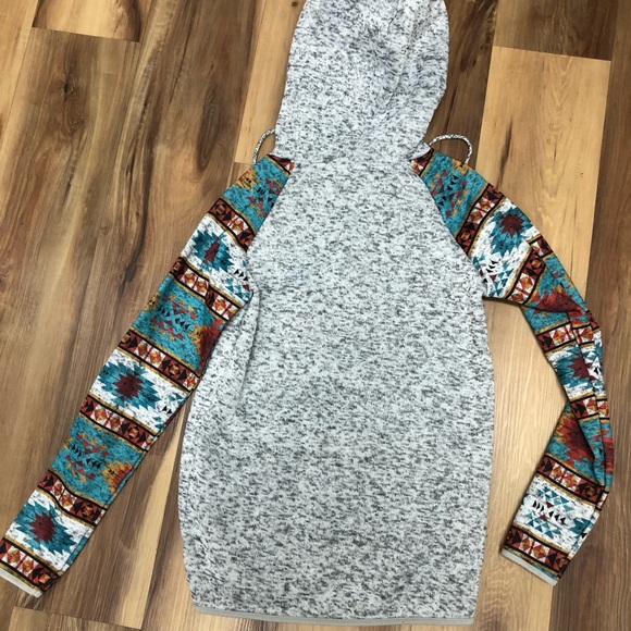 Boho western cactus hoodie size small - Picture 6 of 6